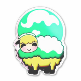 羊をテーマにしたシールがおもしろいに群がる シール