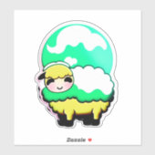 羊をテーマにしたシールがおもしろいに群がる シール (シート)