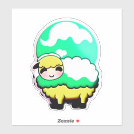 羊をテーマにしたシールがおもしろいに群がる シール