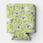 羊をホニーの露の緑にカウント 缶クーラー (裏面)