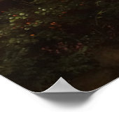 羊を守る羊の犬、川を見下ろす ポスター (角)