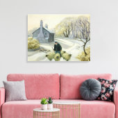 羊を導く キャンバスプリント (インサイチュ (リビング))