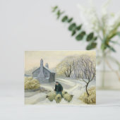 羊を導く ポストカード (スタンド正面)