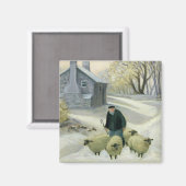 羊を導く マグネット (正面/裏面)