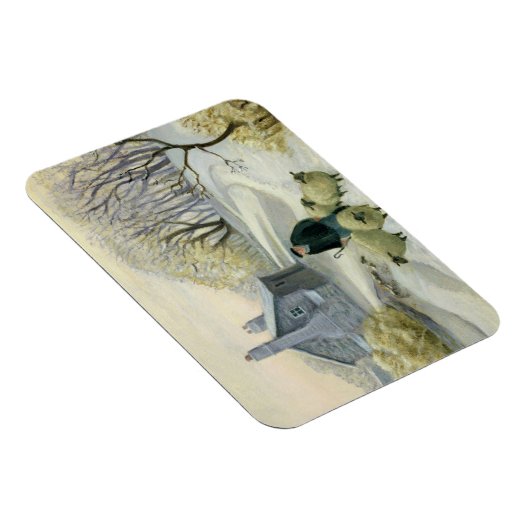 羊を導く マグネット (右側)