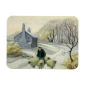 羊を導く マグネット (横)