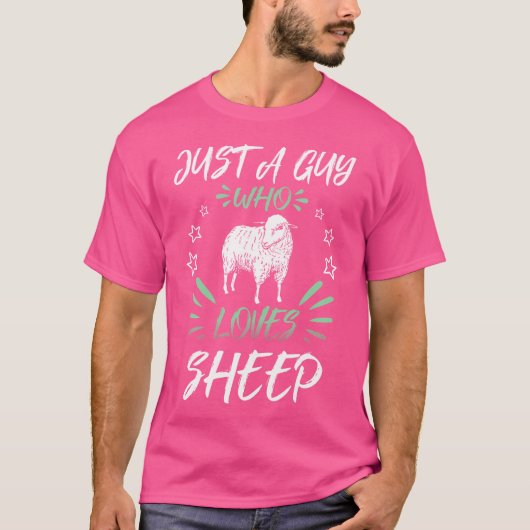 羊を愛しているだけの男 Tシャツ (正面)