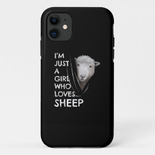 羊を愛する女の子 Sheep Fansギフト iPhone 11 ケース