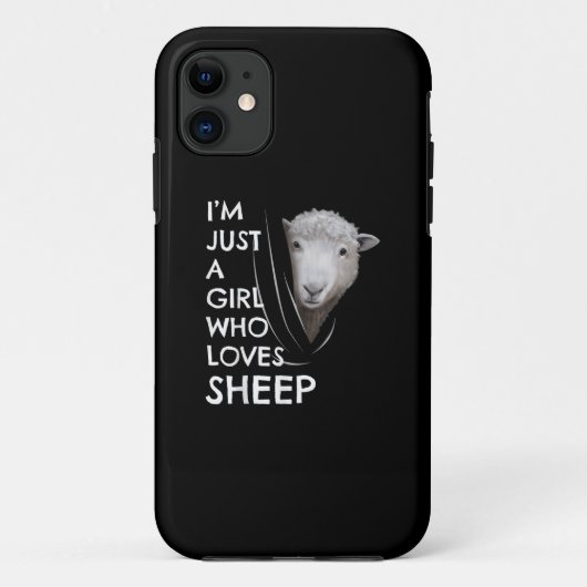 羊を愛する女の子 | Sheep Fansギフト Case-Mate iPhoneケース (裏面)