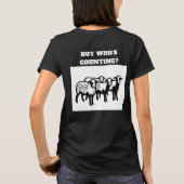 羊を数えること Tシャツ (裏面)