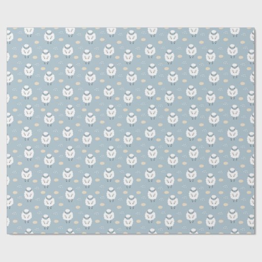 羊を数える甘い夢 ラッピングペーパー (フラット)