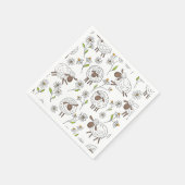 羊を白で数える スタンダードカクテルナプキン (角)