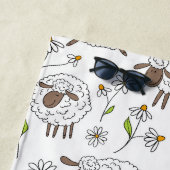 羊を白で数える ビーチタオル (インサイチュ)