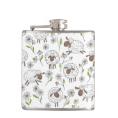 羊を白で数える フラスク (正面)