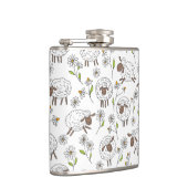 羊を白で数える フラスク (右)