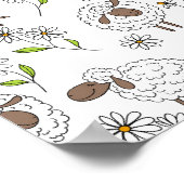 羊を白で数える ポスター (角)