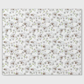 羊を白で数える ラッピングペーパー (フラット)