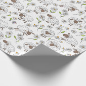 羊を白で数える ラッピングペーパー (角)