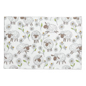 羊を白で数える 枕カバー (裏面-左)