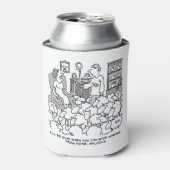 羊を連れて家から働く羊飼い 缶クーラー (缶正面)