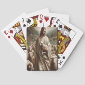 羊を飼っている良い羊飼い トランプ (裏面)