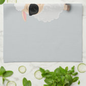 羊カッコいい キッチンタオル (折り畳み)