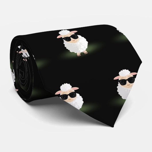 羊カッコいい ネクタイ (ロール)