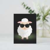 羊カッコいい ポストカード (スタンド正面)