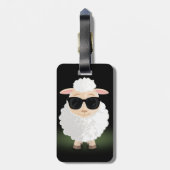 羊カッコいい ラゲッジタグ (裏面縦)