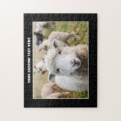 羊パーソナライズされた ジグソーパズル (縦)