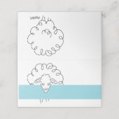 羊パーティー名札 プレイスカード (外部開封)