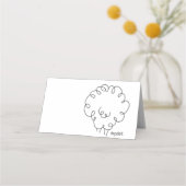 羊パーティー名札 プレイスカード (裏面)