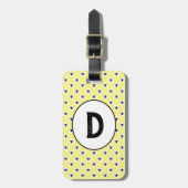 羊プリント繊維工芸品 ラゲッジタグ (正面縦)