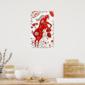 羊中国の星占いポスター ポスター (キッチン)