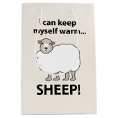 羊保は温まる ミディアムペーパーバッグ (正面)