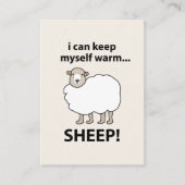 羊保は温まる 名刺 (正面)