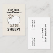 羊保は温まる 名刺 (正面/裏面)