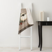 羊初期の付き緑のサルトボックスホーム シェルパブランケット (インサイチュ)