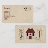 羊初期の名刺 名刺 (正面/裏面)