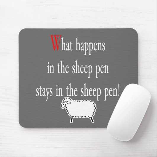 羊小屋 マウスパッド (マウス)