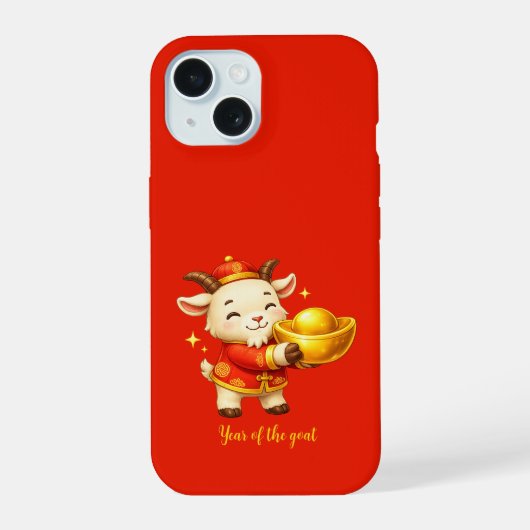 羊年 iPhone 15ケース (裏面)