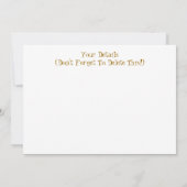 羊招待状 (裏面)