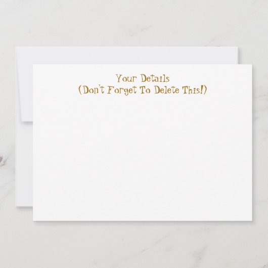 羊招待状 (裏面)