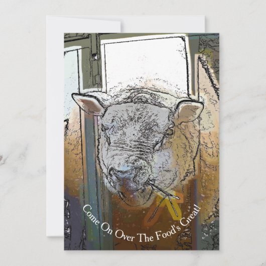 羊招待状 (正面)