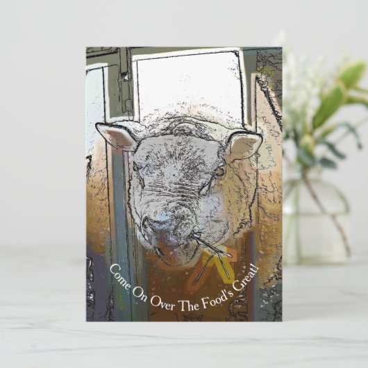 羊招待状 (スタンド正面)