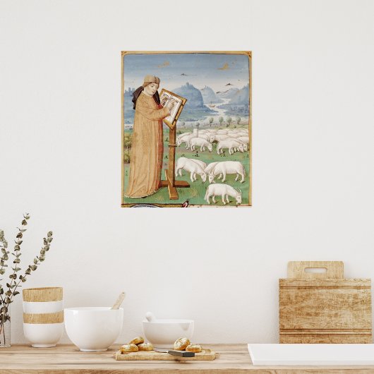 羊書とヤギの畑のヴァージル ポスター (キッチン)
