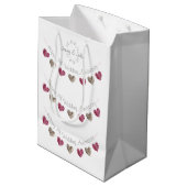 羊毛ハート第7回又は結婚何回かの抱き枕 ミディアムペーパーバッグ (裏面アングル)