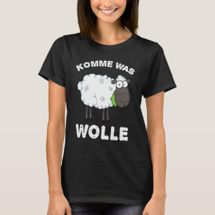 羊毛及び農家 Tシャツ
