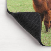 羊毛質のアルパカの~のmousepad マウスパッド (コーナー)