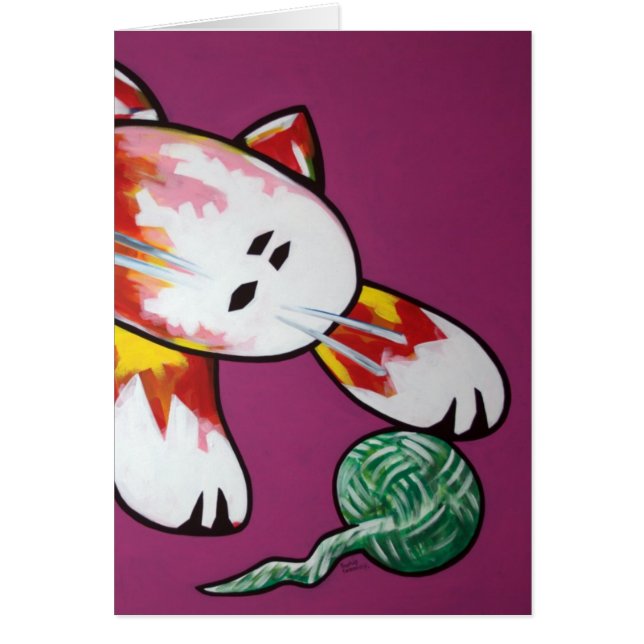 羊毛質の郵便はがき (正面)